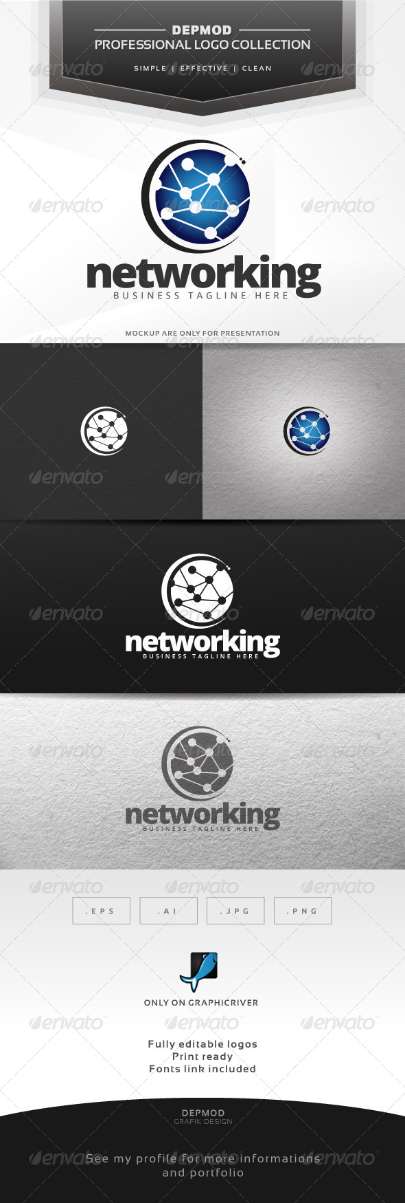 Networking Logo - Abstract Logo Templates