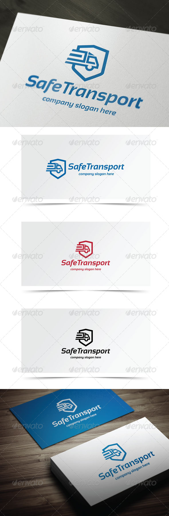 Safe Transport - Objects Logo Templates