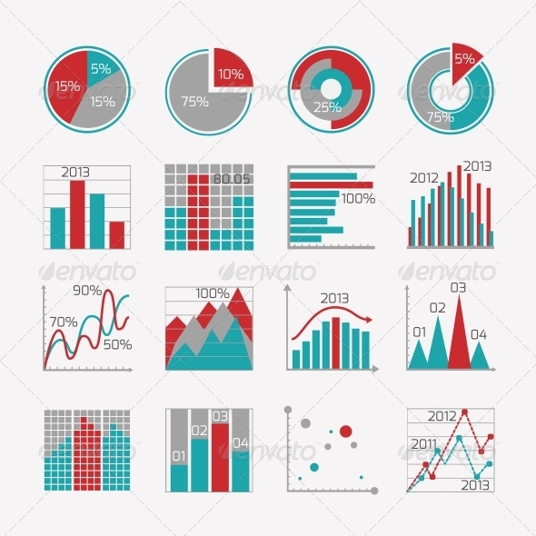 Infographic Elements for Business Report