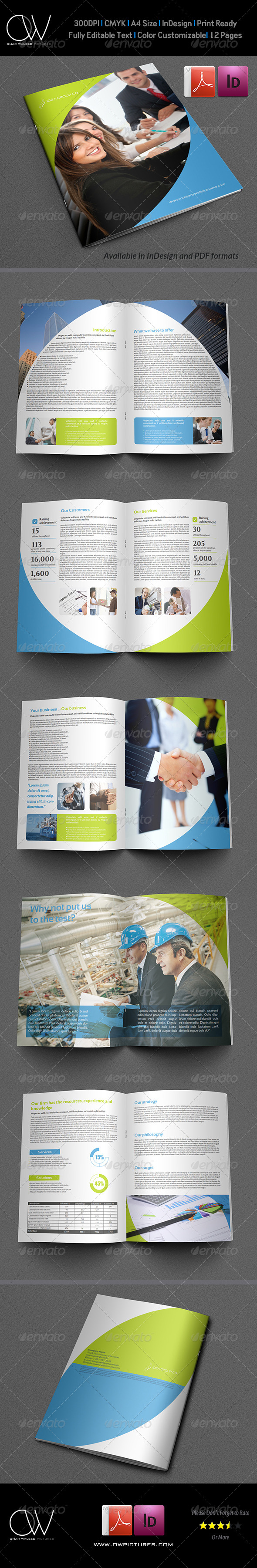 Company Brochure Template Vol.18 - 12 Pages - Corporate Brochures