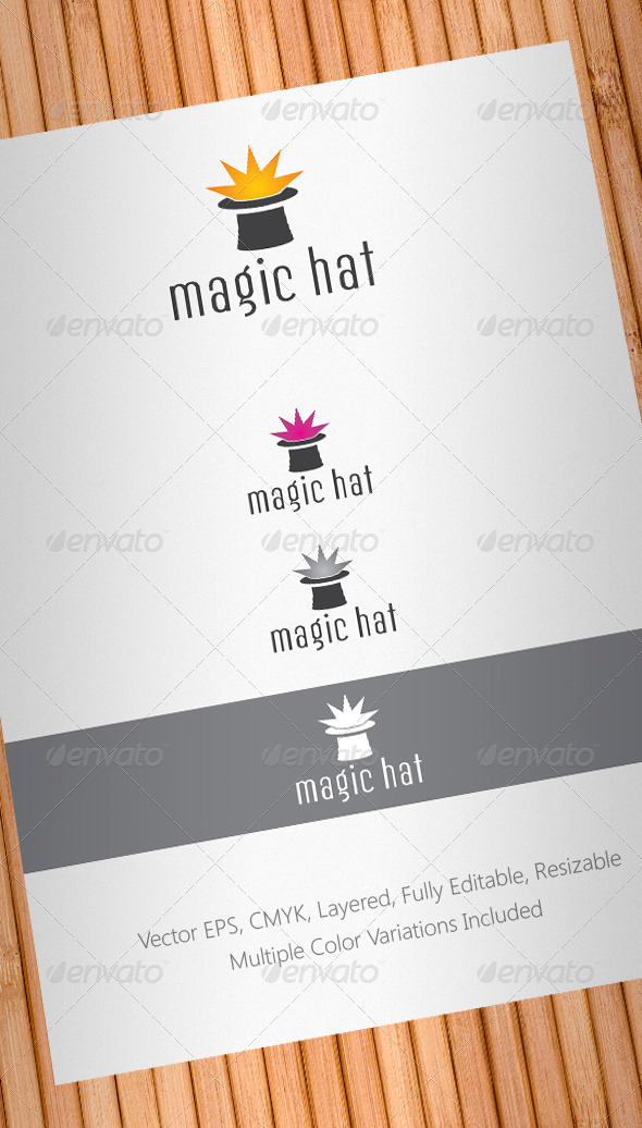 Magic Hat Creative Agency Logo Template - Objects Logo Templates
