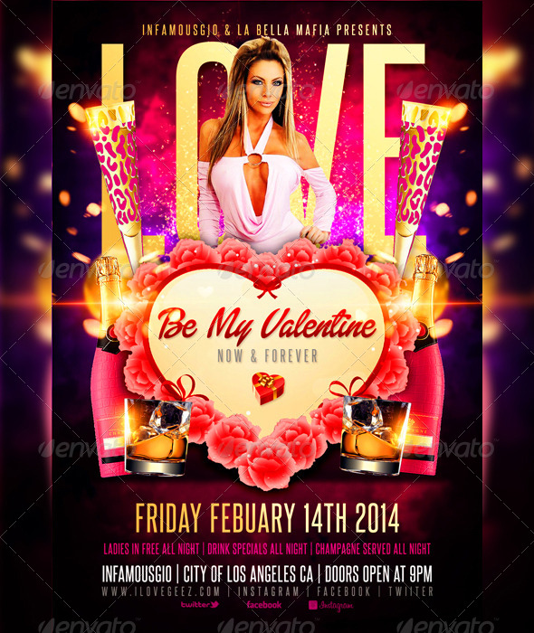 Valentines Day 1 - Events Flyers
