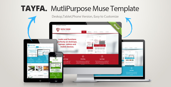Tayfa Multipurpose Muse - ThemeForest 6403826