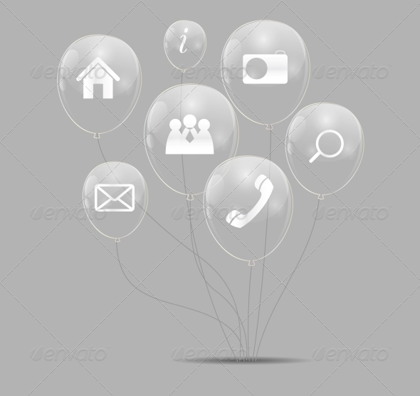 Infographic Business Template Vector Illustration - Web Technology