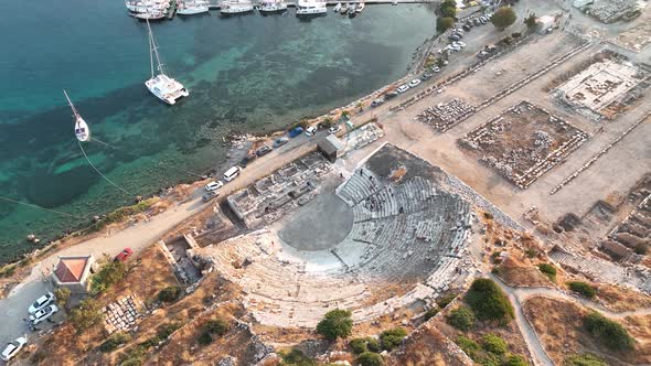 Knidos Ancient City And Amphitheater