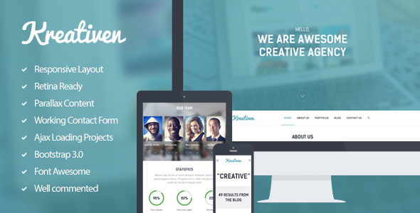 Kreativen - Multipurpose - ThemeForest 6550334