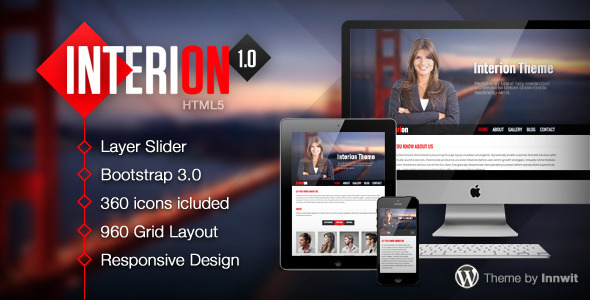 Interion - Responsive One Page HTML Template