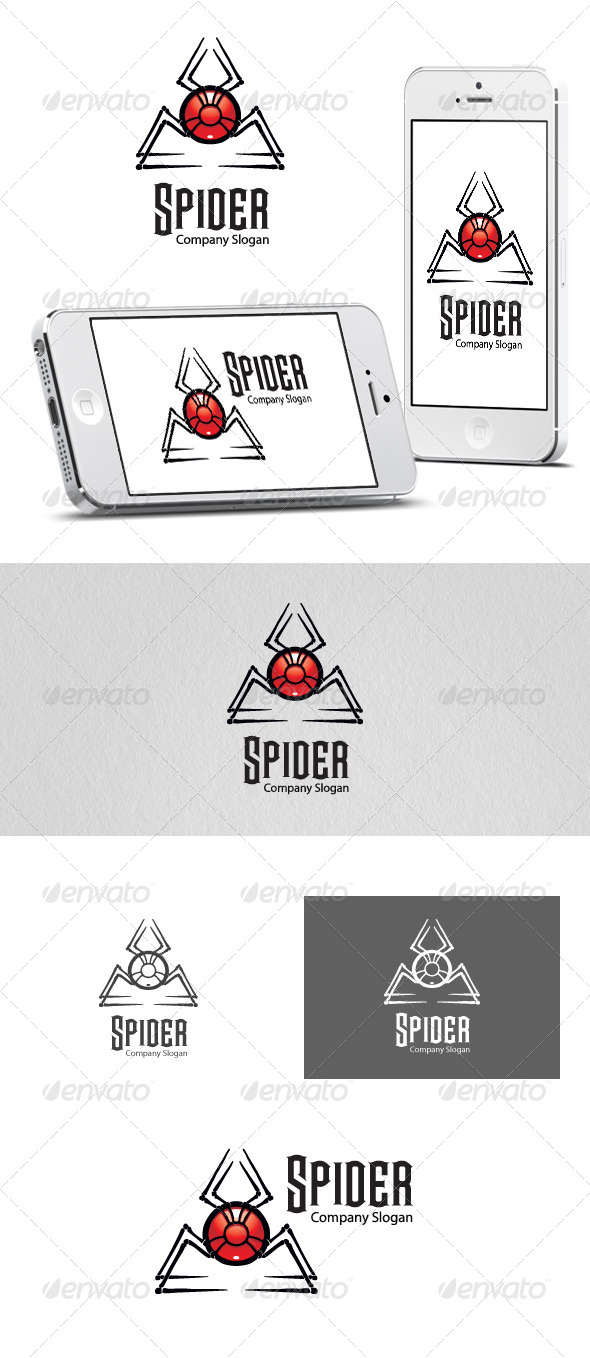 Spider Logo Template - Animals Logo Templates