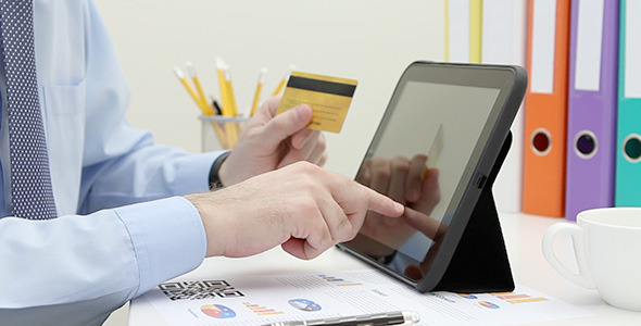 E-Commerce Payment on Tablet PC