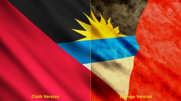Antigua And Barbuda Flags alt
