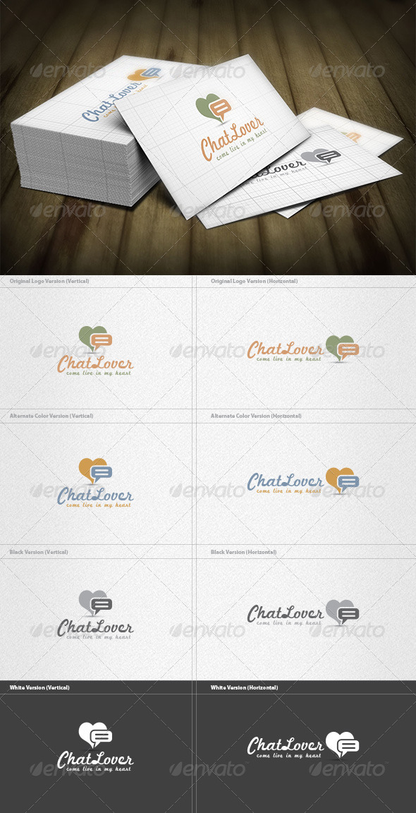 Chat Lover Logo - Symbols Logo Templates