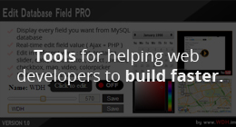 Tools for webdevelopers