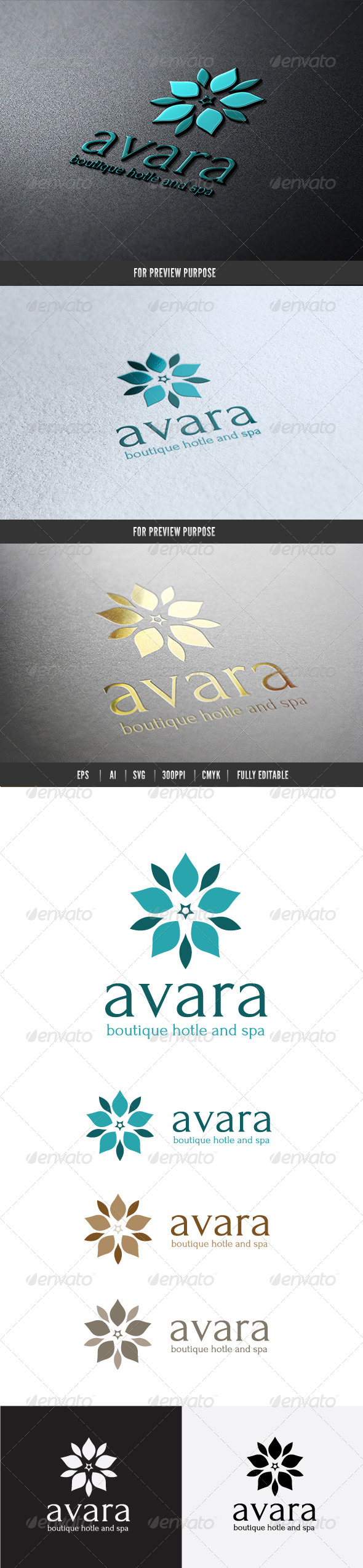 Boutique Hotel Logo - Crests Logo Templates