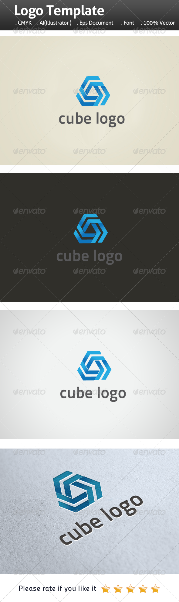 Cube Logo - Symbols Logo Templates