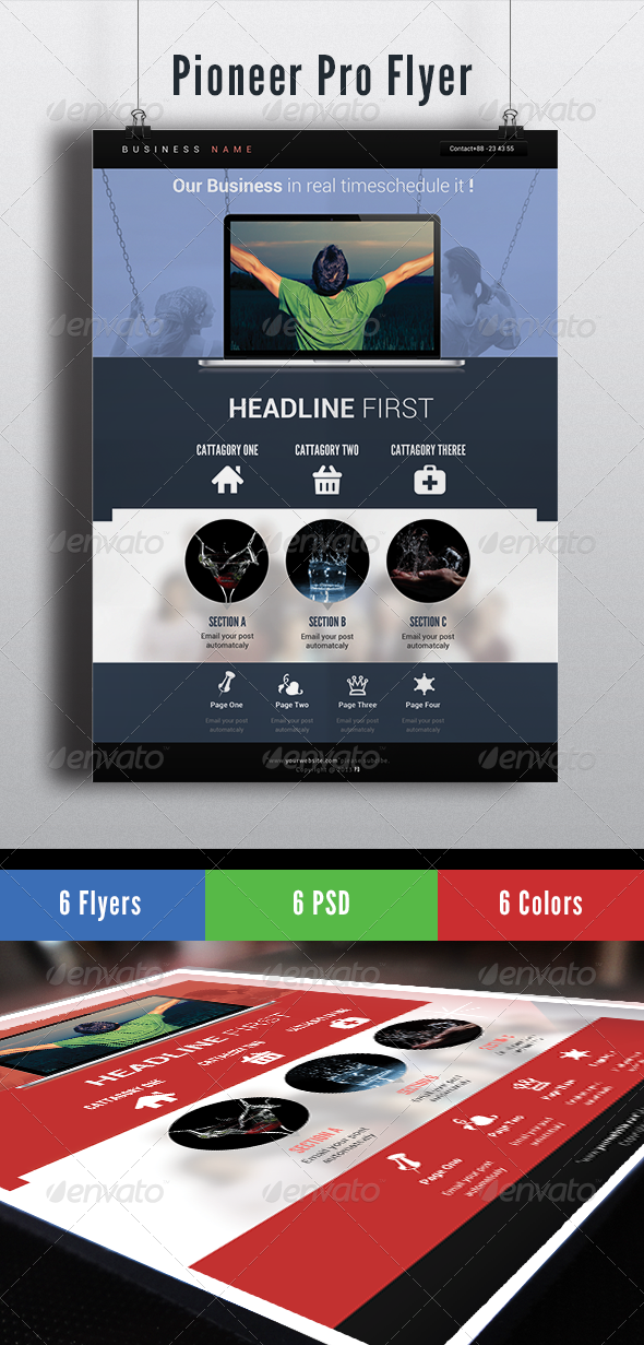 Pioneer Pro Flyer - Corporate Flyers