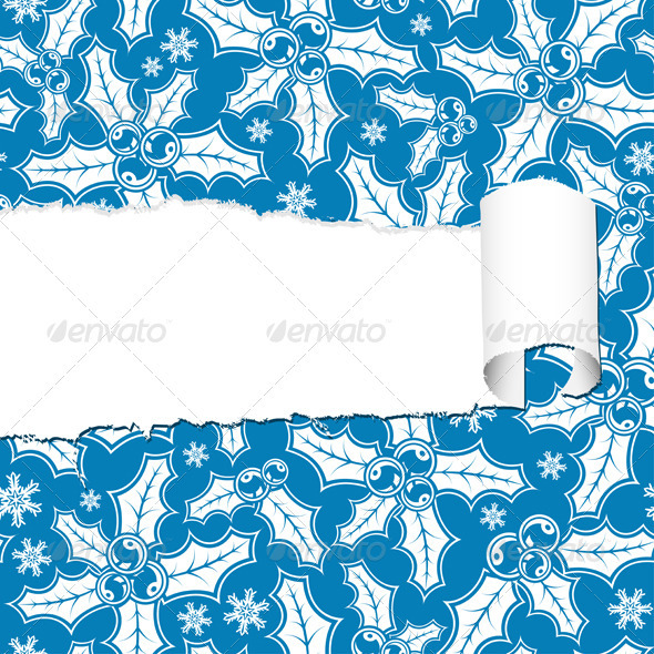 Torn Christmas Paper - Christmas Seasons/Holidays