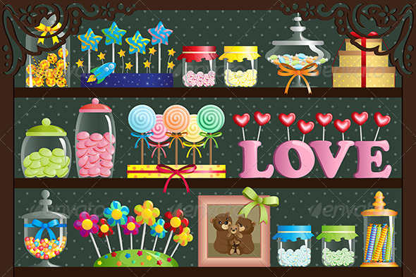 Candy Shop - Food Objects