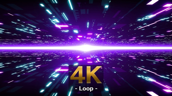 Purple Glare Digital Futuristic Cyberspace 4K alt
