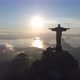 The sun and the Christ Redeemer - sunrise in Rio - VideoHive Item for Sale