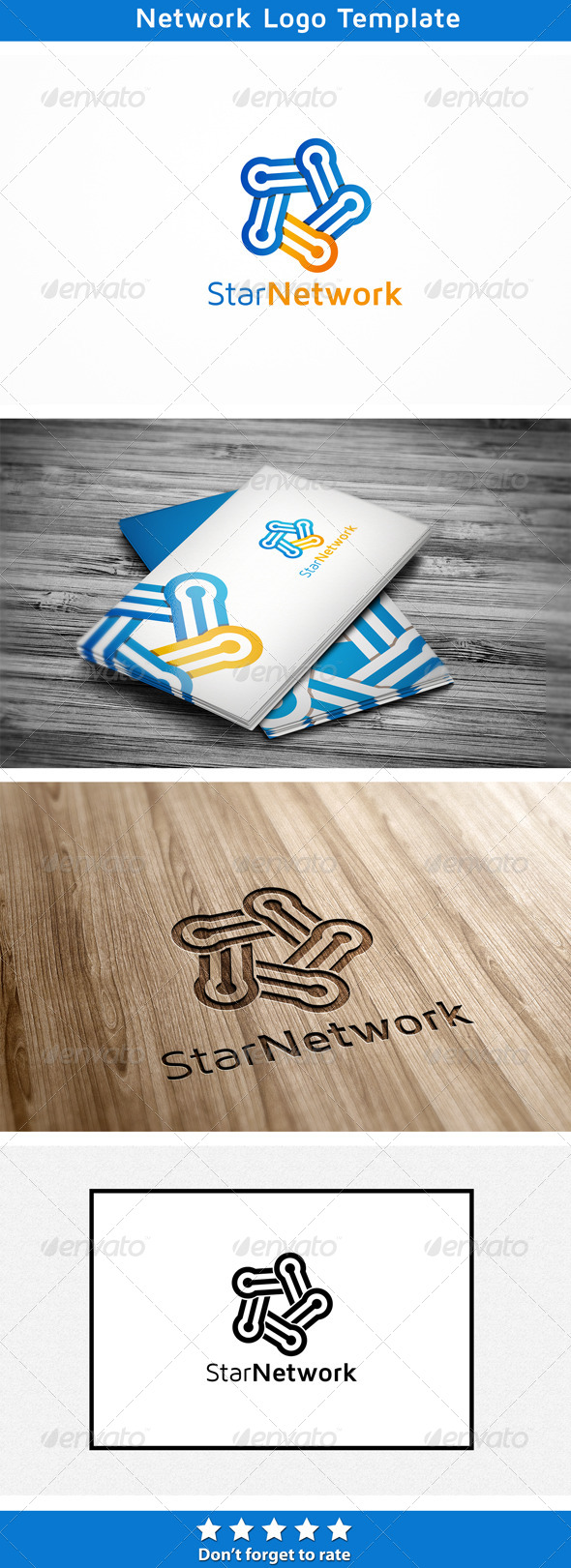 Star Network - Abstract Logo Templates