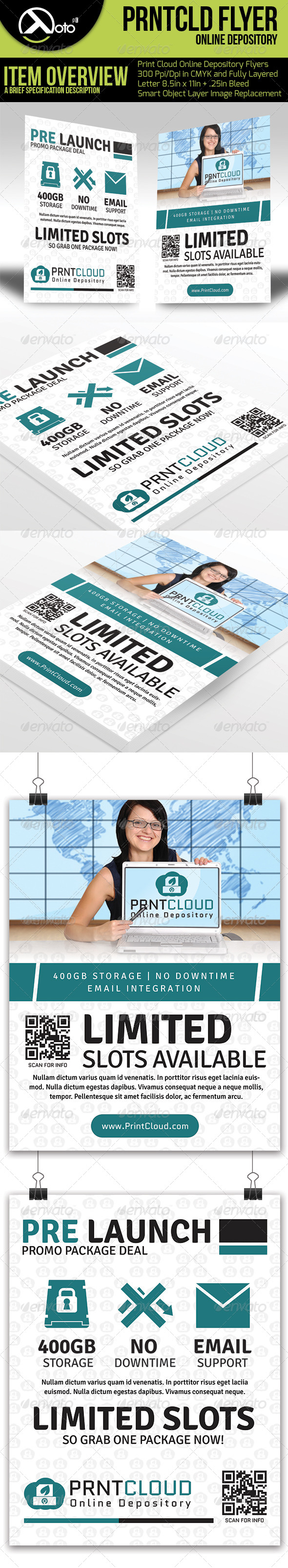 Print Cloud Online Depository Flyers - Flyers Print Templates