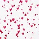 Pink Watercolor Hearts Rain Background - VideoHive Item for Sale