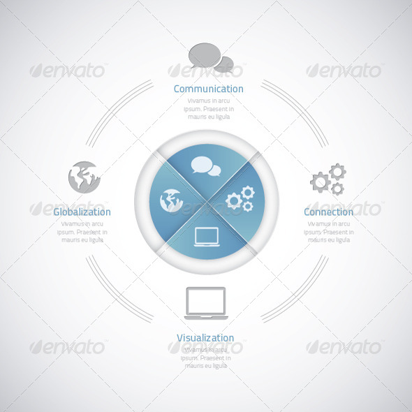 Modern Business Vector Options - Infographics