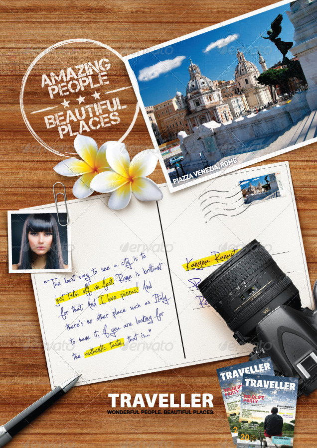 Tour &amp; Travel Flyer/Print Ad by nitinsharma | GraphicRiver