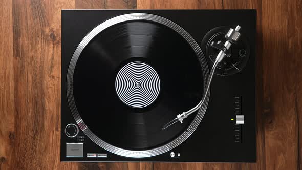Black Spinning Vinyl- Loopable alt