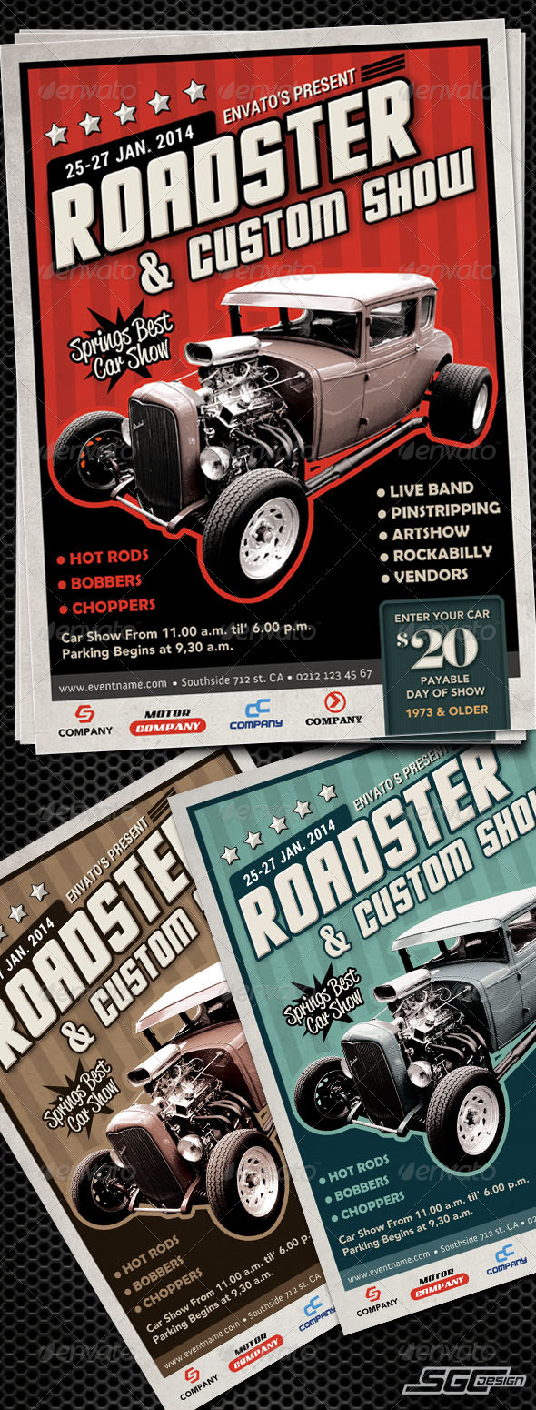 Autoshow Flyer Template - Miscellaneous Events