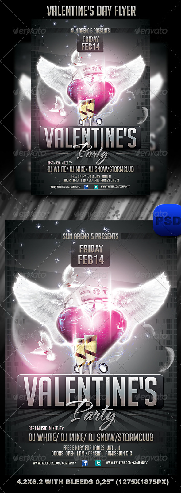 Valentine's Day Flyer - Events Flyers