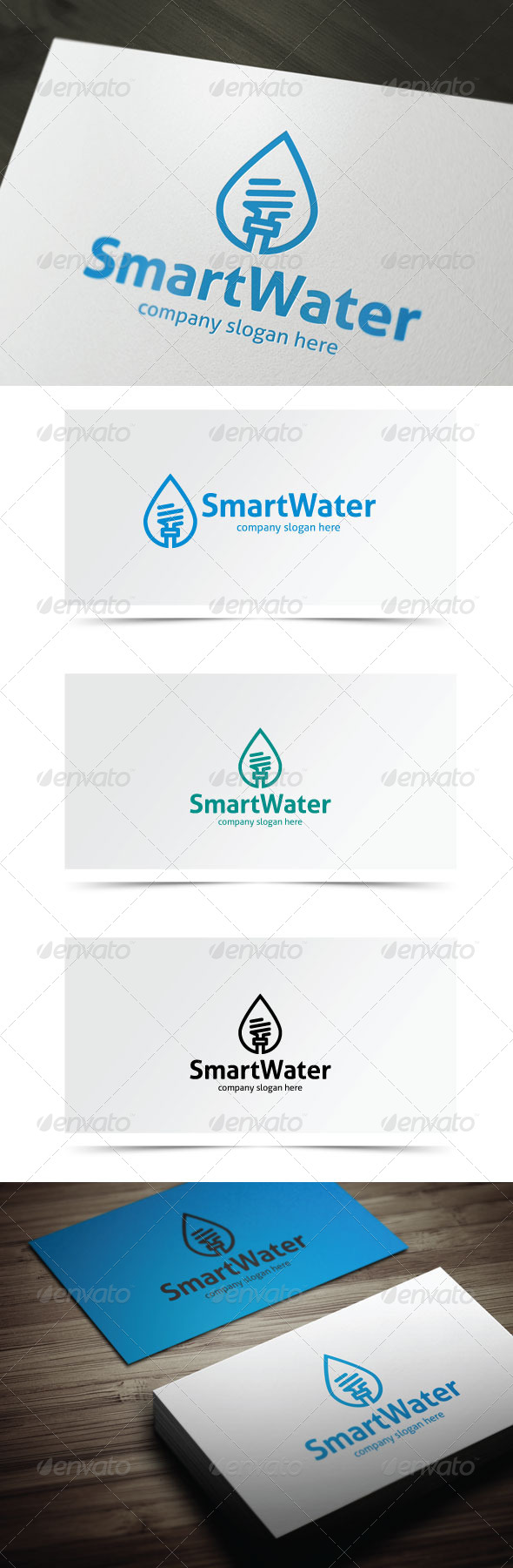 Smart Water - Objects Logo Templates