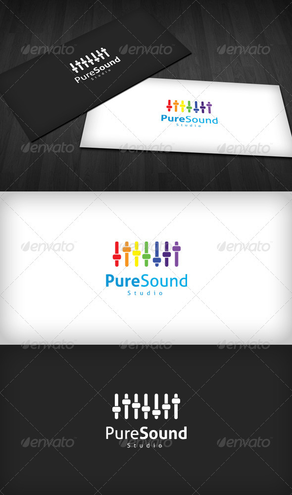 Pure Sound Studio Logo - Symbols Logo Templates