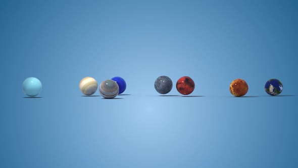 rubber balls. planets of the solar system. rubber planets alt