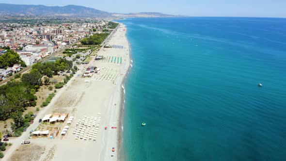 Aerial View of Locri beach alt