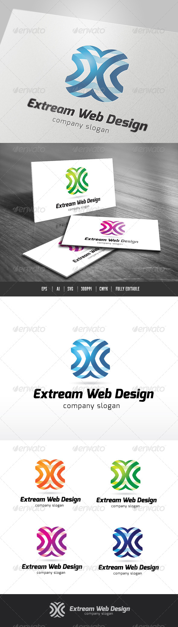 Extream Web Design - 3d Abstract