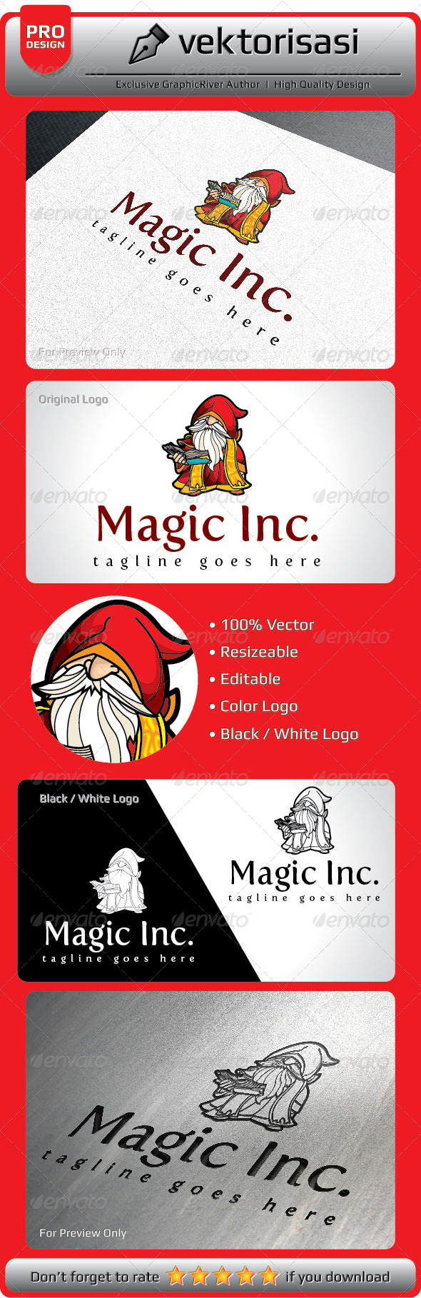 Magic Inc - Humans Logo Templates