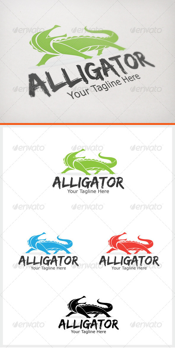 Alligator - Animals Logo Templates