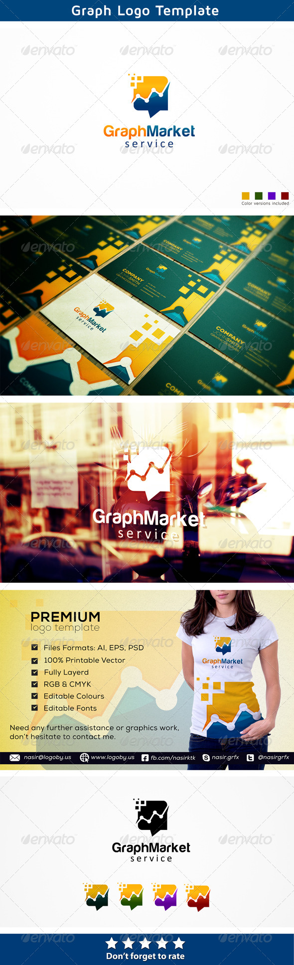 Marketing Graph - Abstract Logo Templates