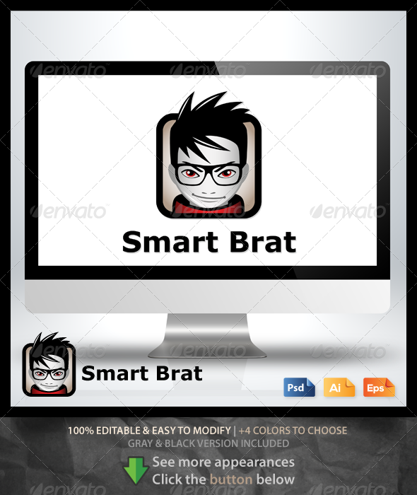 Smart Brat Logo - Humans Logo Templates