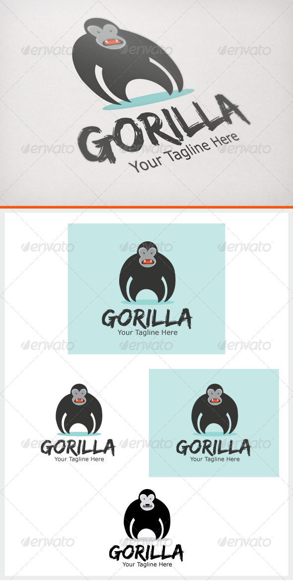 Gorilla - Animals Logo Templates