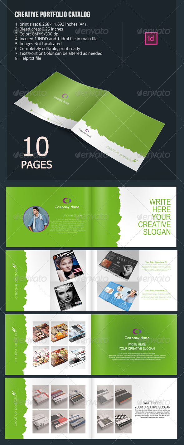 Creative Portfolio Catalog - Portfolio Brochures