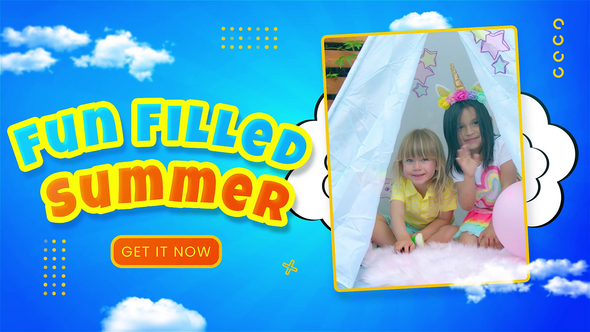 Kids Summer Camp Openers template preview