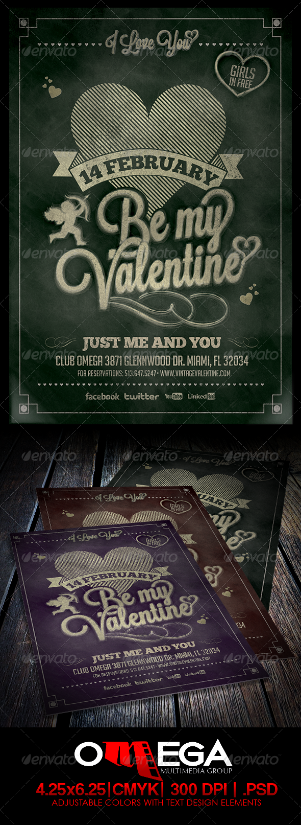 Vintage Valentine Vol. II - Events Flyers
