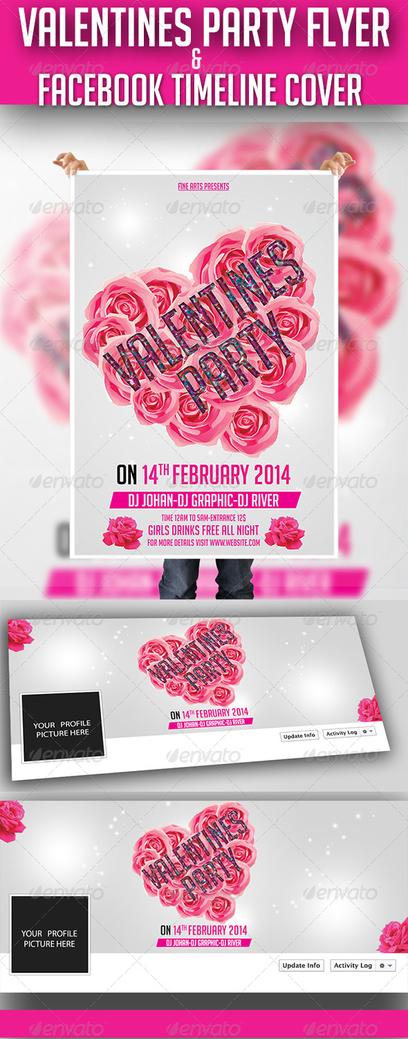 Valentine Party Flyer - Clubs & Parties Events