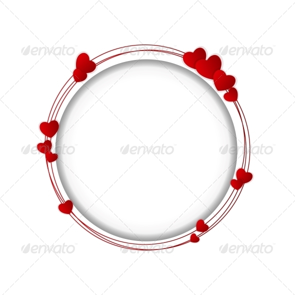 Happy Valentines Day Card with Heart - Valentines Seasons/Holidays