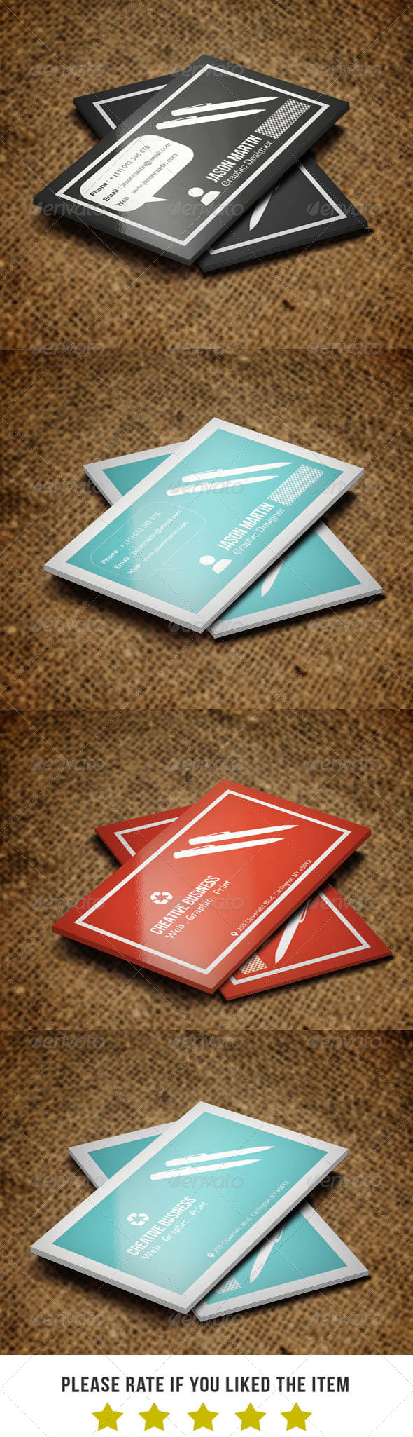 Pen Corporate Business card V41 - Corporate Business Cards
