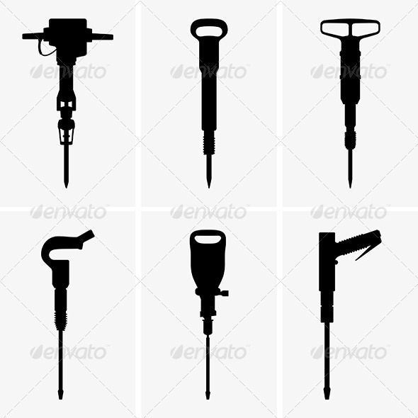 Pneumatic Drills - Man-made Objects Objects
