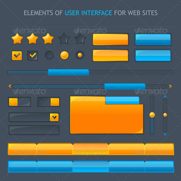 Set of Vector UI - Web Technology