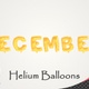 December Month Celebration Helium Balloons - VideoHive Item for Sale